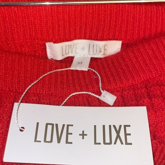 💕SALE 4 for $10💕Love & Luxe Red Button-Front Knit Skirt - Picture 5 of 5